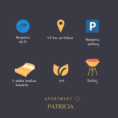 Apartman Patricia Apartment Fužine Екстериор снимка